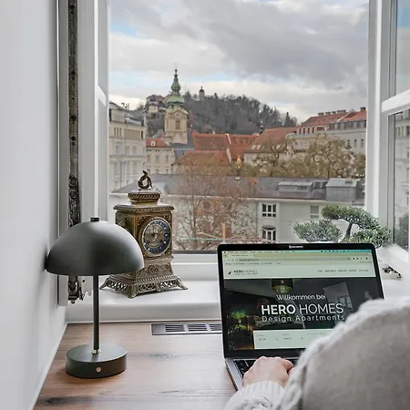 Apartmán Urban Jungle Design - Historic Center With Free Parking & Panoramic View By Hero Homes Štýrský Hradec