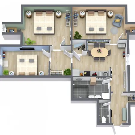 Urban Jungle Design - Historic Center With Free Parking & Panoramic View By Hero Homes Apartment *