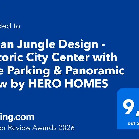 Urban Jungle Design - Historic Center With Free Parking & Panoramic View By Hero Homes Apartamento *