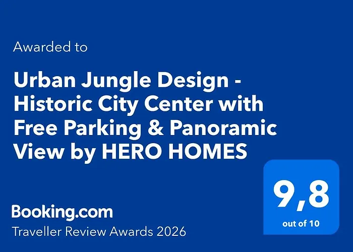 Urban Jungle Design - Historic Center With Free Parking & Panoramic View By Hero Homes Apartamento *